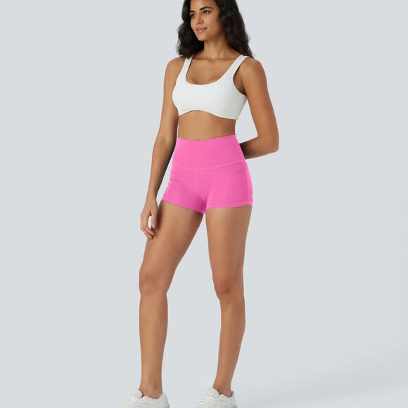 Softlyzero™ QuickDry SoCinched High Waisted Tummy Control Ruched Running Biker - Picture 5 of 5
